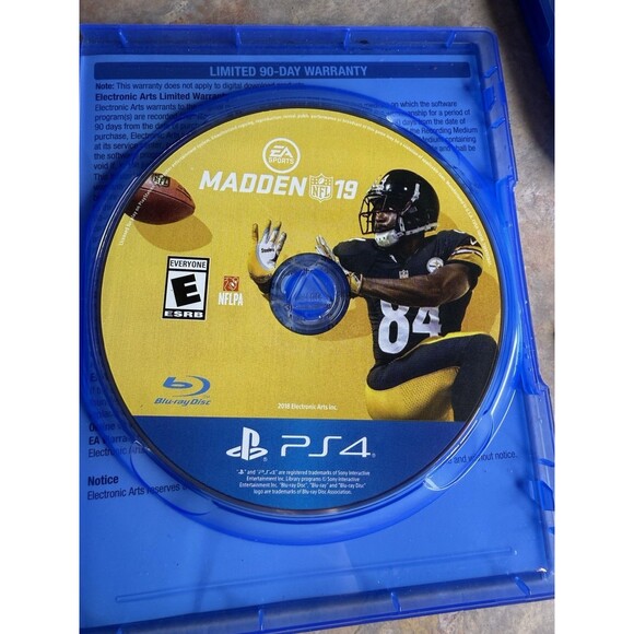 Set of 2 PS4 Games Football Madden 19 & 23 Pre-owned NFL - Picture 3 of 7